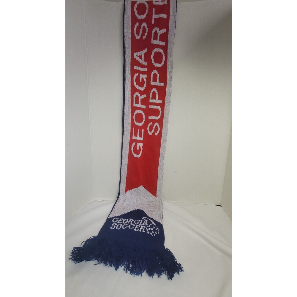 DIE HARD Scarves Red White Blue "GEORGIA SOCCER SUPPORTERS" #TeamGA" Scarf